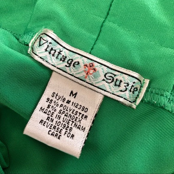 Vintage Suzie Green Top - Picture 6 of 6